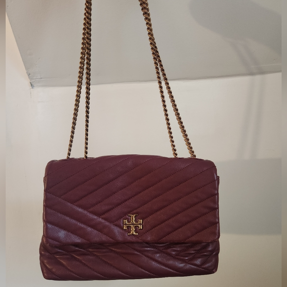 Tory Burch chevron leather shoulder bag